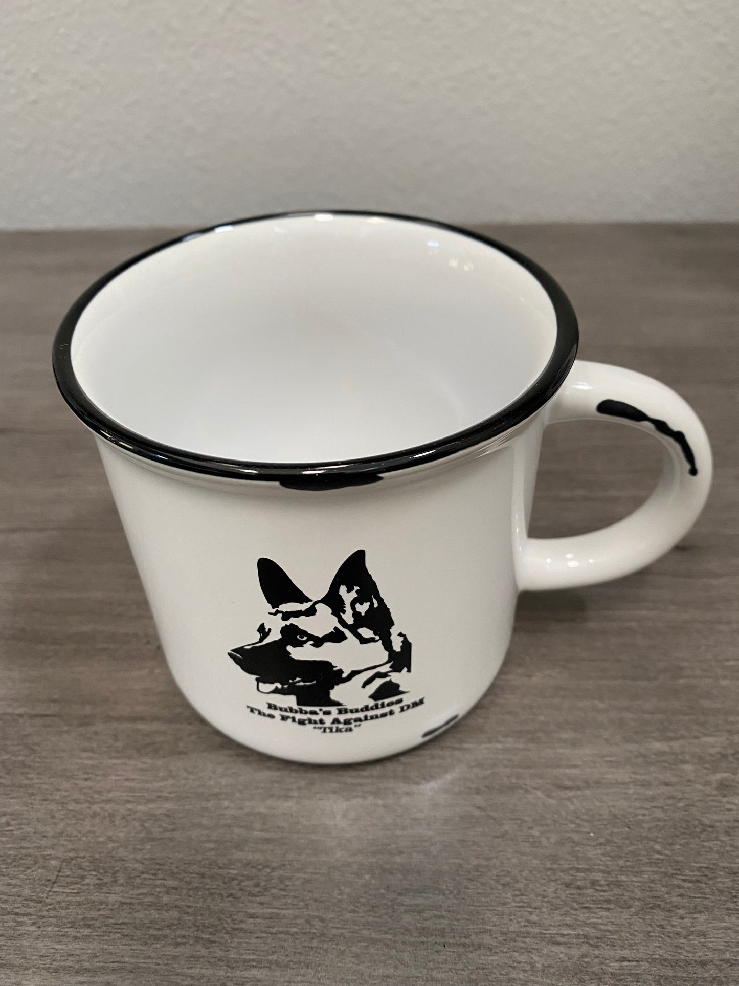 German Shepherd (Tika) "The Fight Against DM" Coffee Mug