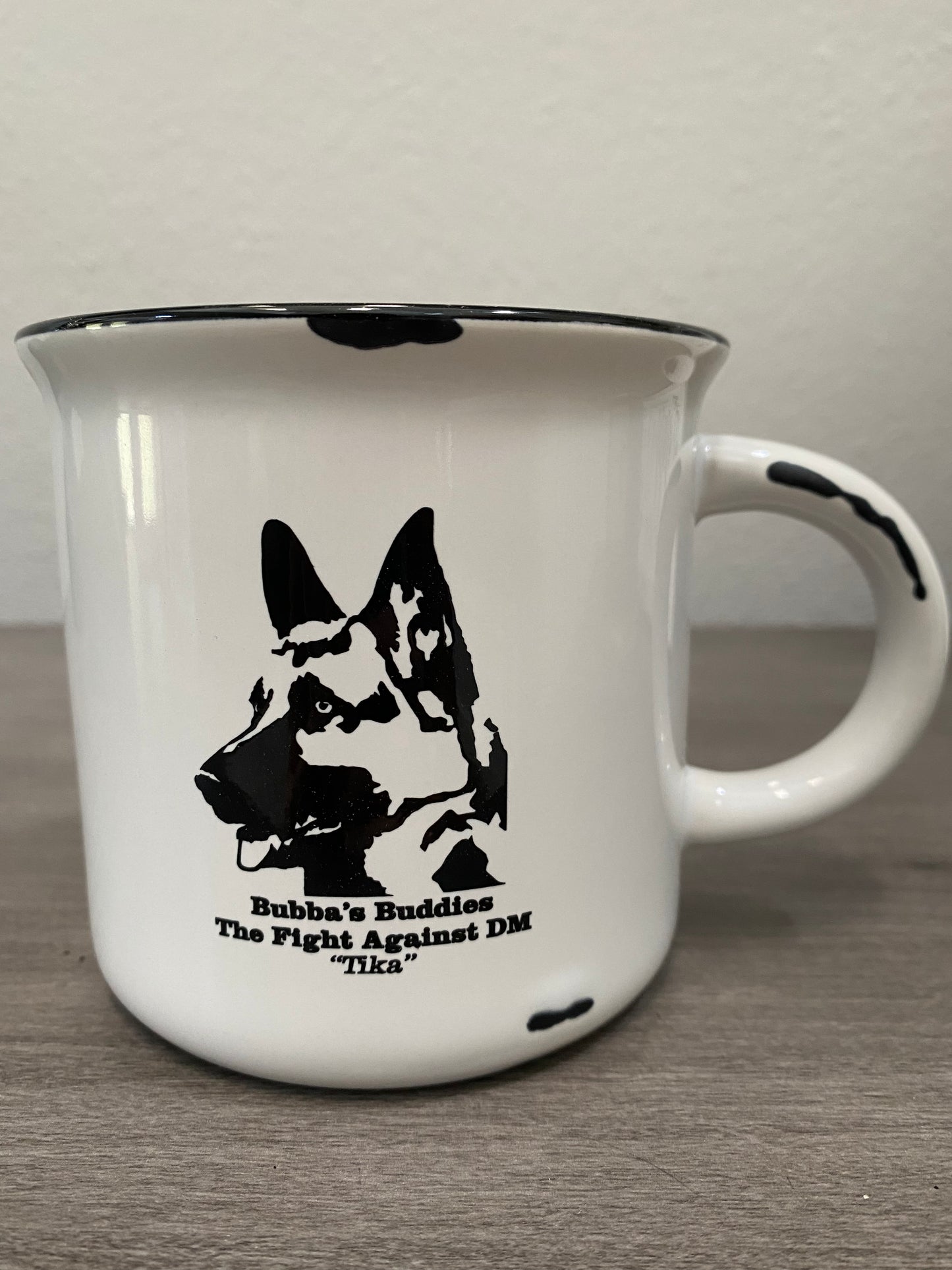 German Shepherd (Tika) "The Fight Against DM" Coffee Mug