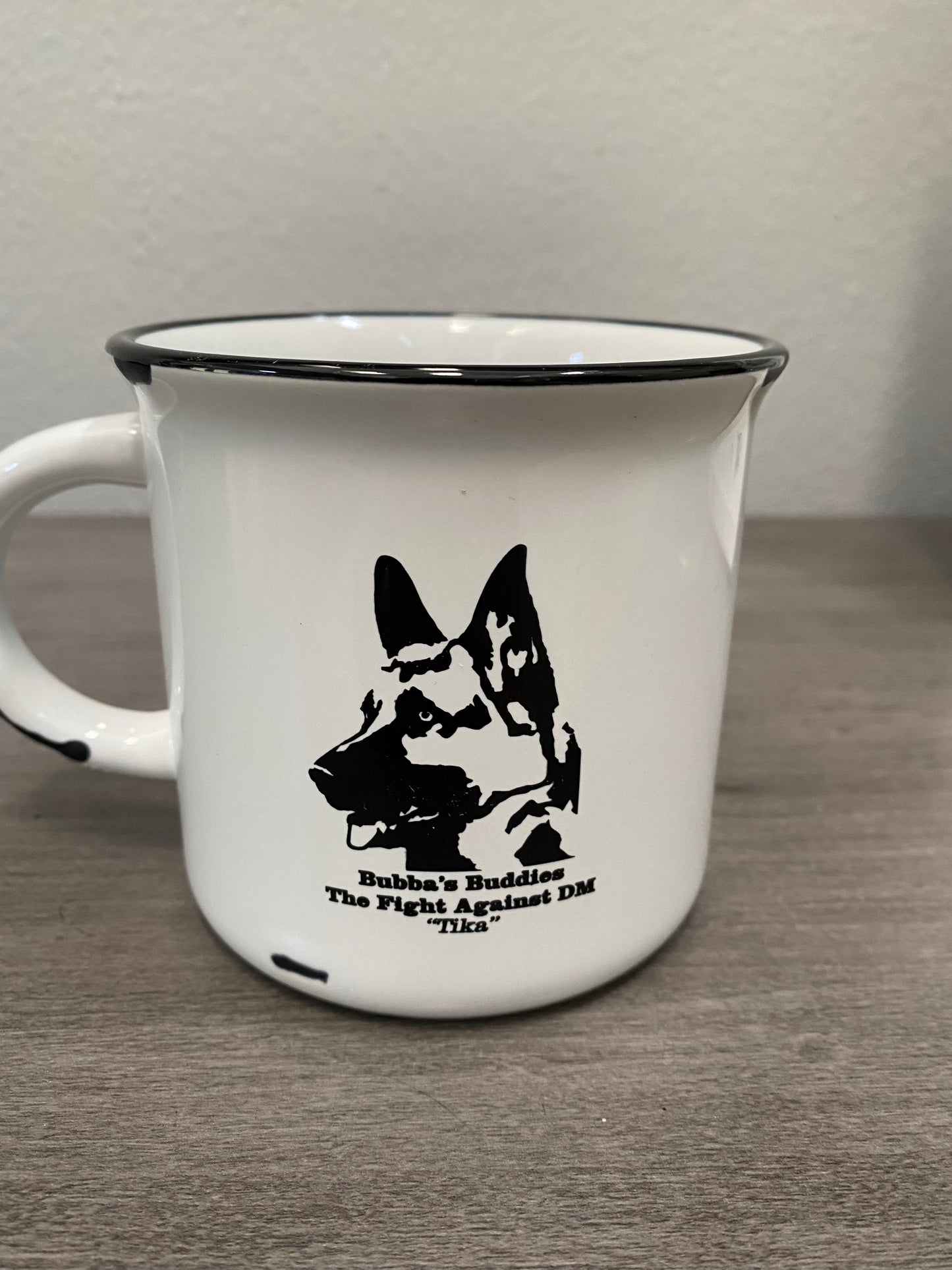German Shepherd (Tika) "The Fight Against DM" Coffee Mug